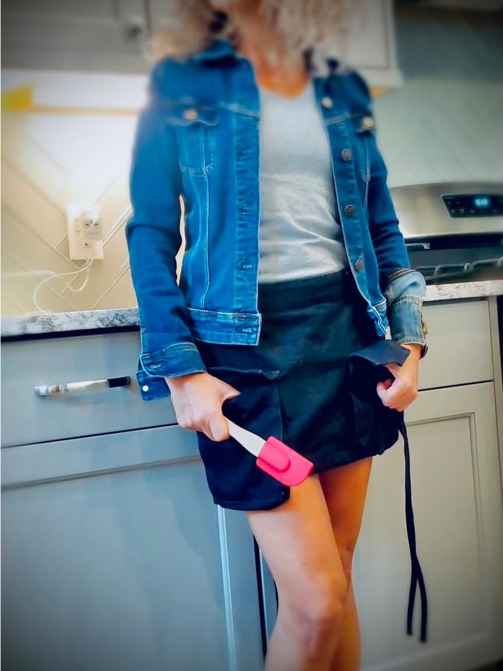 Women's Denim Skirt Waist Apron